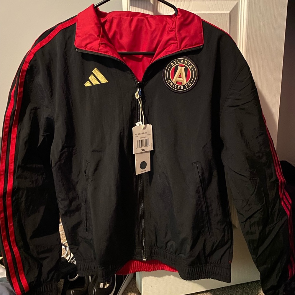 Men's Atlanta United FC adidas Full-Zip Reversible Team Jacket